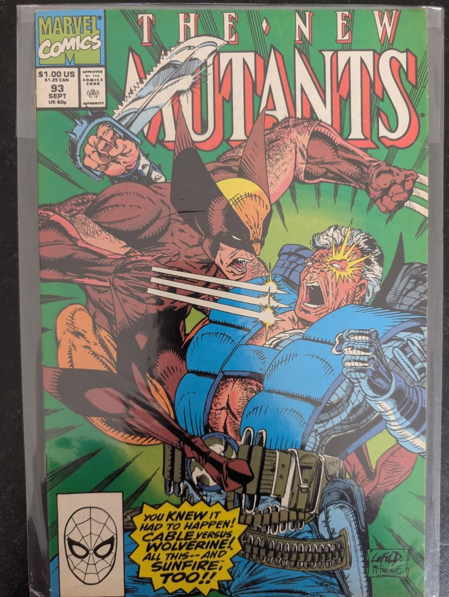 COMIC VO EN New Mutants #93 (1990) - Marvel Comics - Occasion non gradé - Anglais (EN) - OCCASION