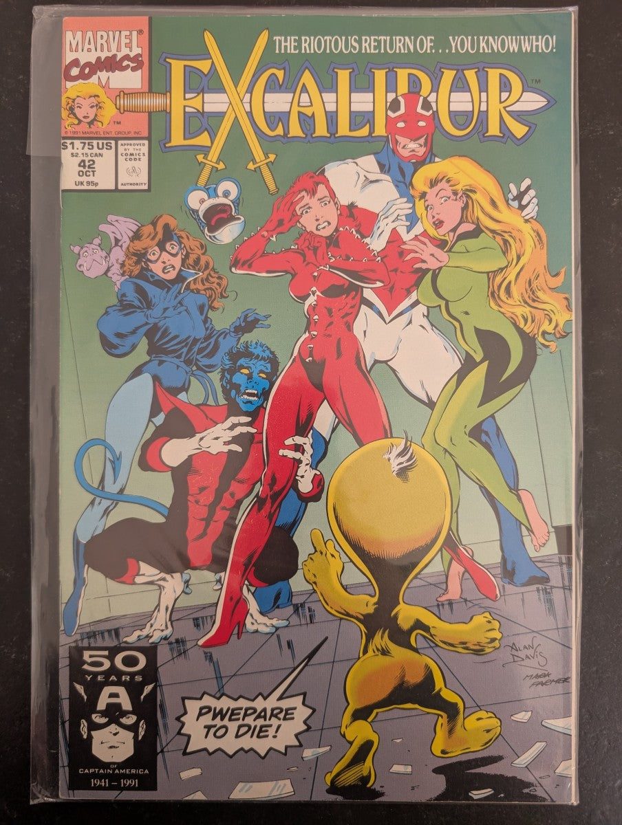 COMIC VO EN Excalibur #42 (1991) - Marvel Comics - Occasion non gradé - Anglais (EN) - OCCASION