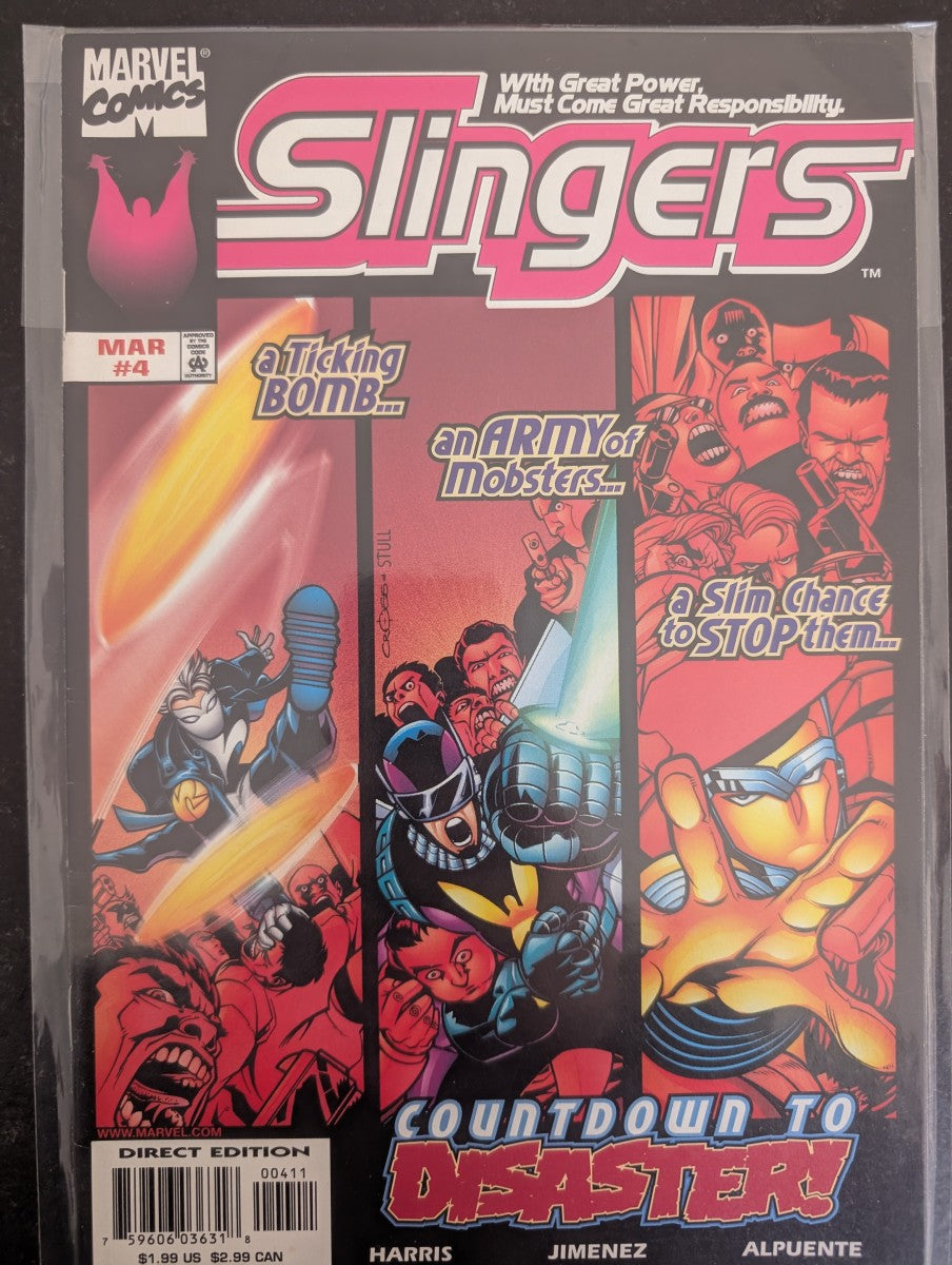 COMIC VO EN Slingers #4 (1999) - Marvel Comics - Occasion non gradé - Anglais (EN) - OCCASION
