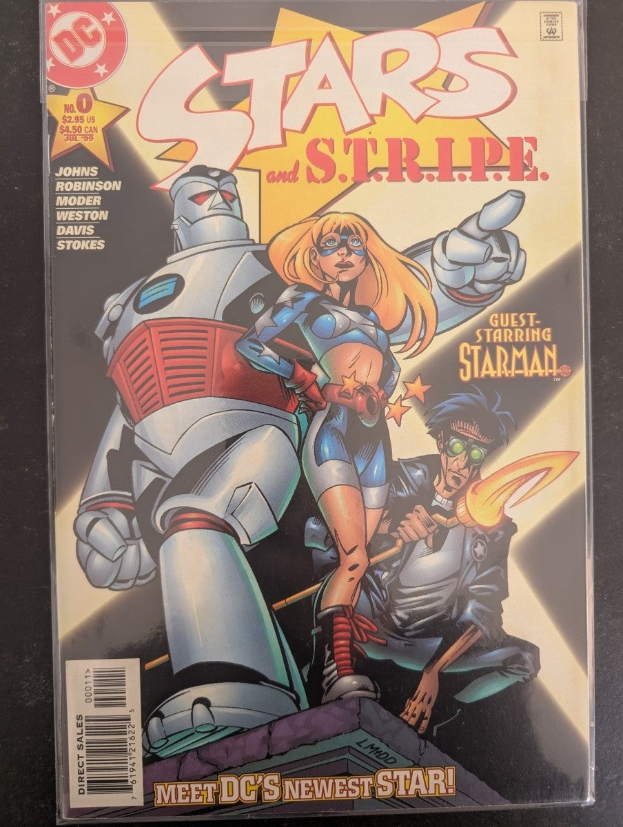 COMIC VO EN Stars and S.T.R.I.P.E. #0 (1999) - DC Comics - Occasion non gradé - Anglais (EN) - OCCASION