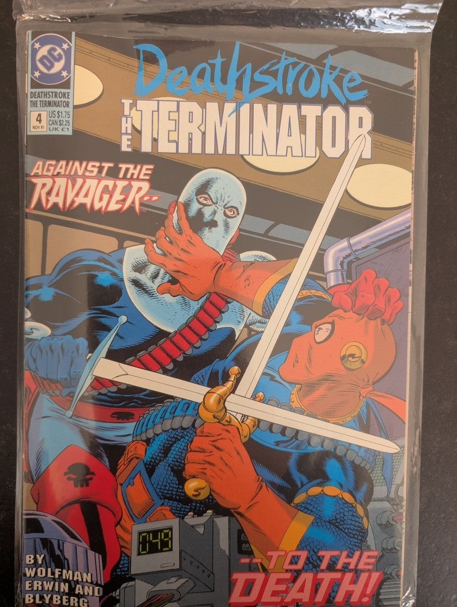 COMIC VO EN Deathstroke the Terminator #4 (1991) - DC Comics - Occasion non gradé - Anglais (EN) - OCCASION