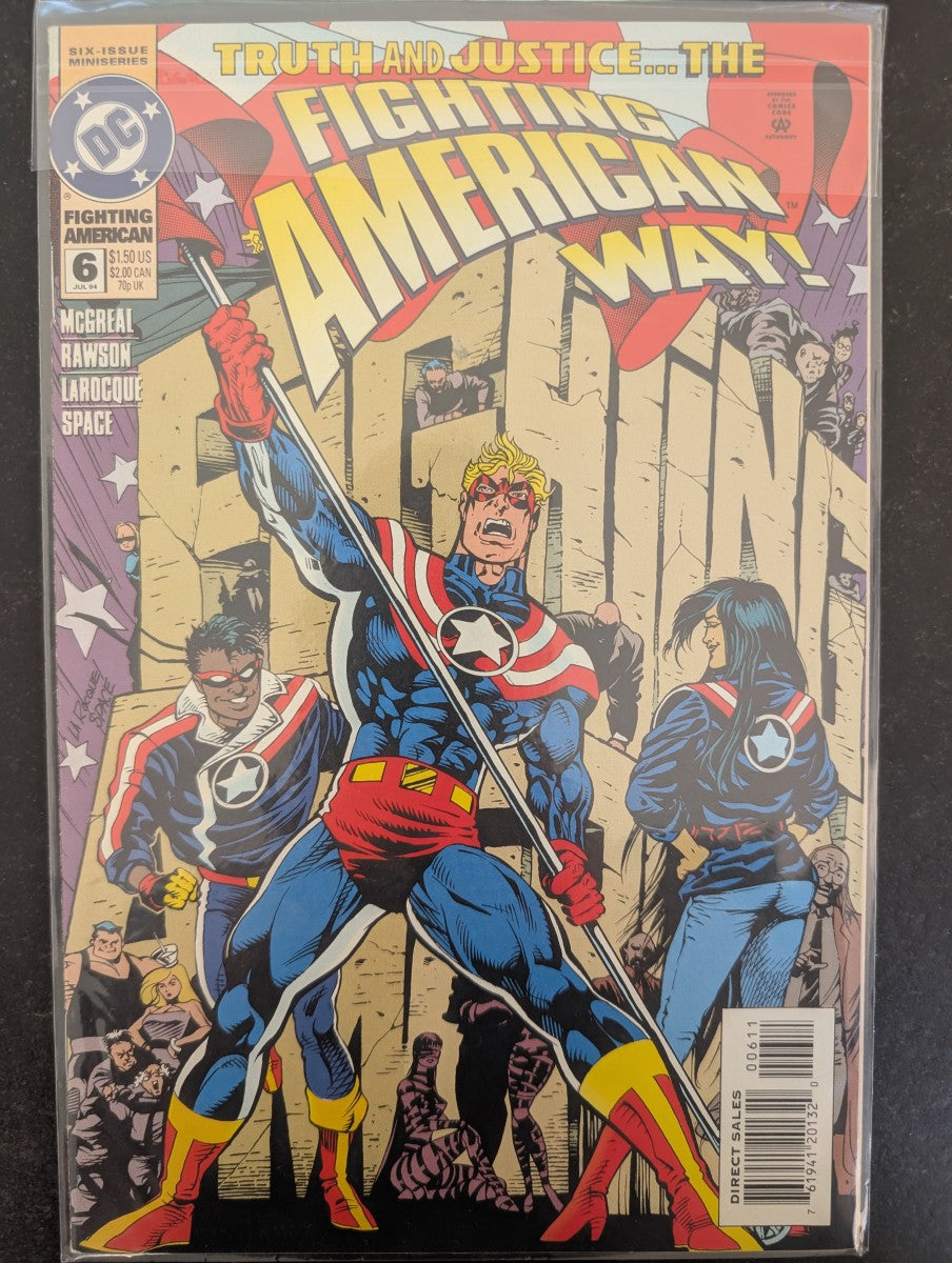 COMIC VO EN Fighting American #6 (1994) - DC Comics - Occasion non gradé - Anglais (EN) - OCCASION