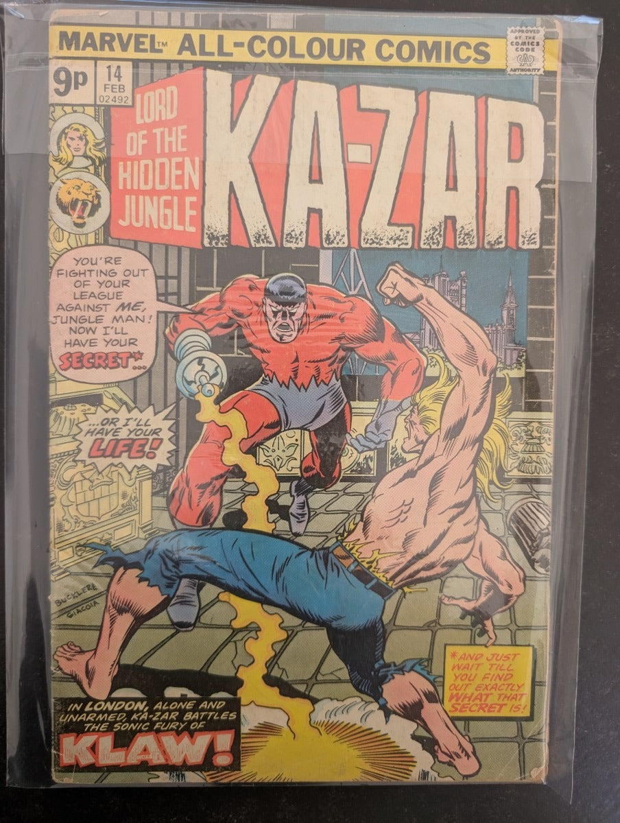 COMIC VO EN Ka-Zar #11 (1975) - Marvel Comics - Occasion non gradé - Anglais (EN) - OCCASION