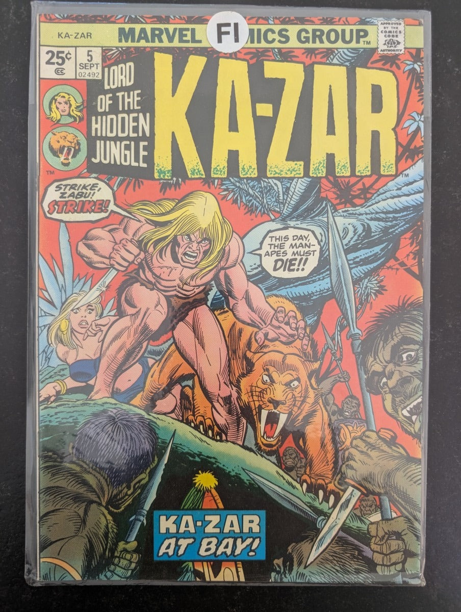 COMIC VO EN Ka-Zar #2 (1974) - Marvel Comics - Occasion non gradé - Anglais (EN) - OCCASION