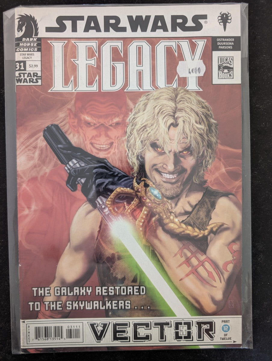 COMIC VO EN Star Wars: Legacy #31 (2008) - Dark Horse Comics - Occasion non gradé - Anglais (EN) - OCCASION
