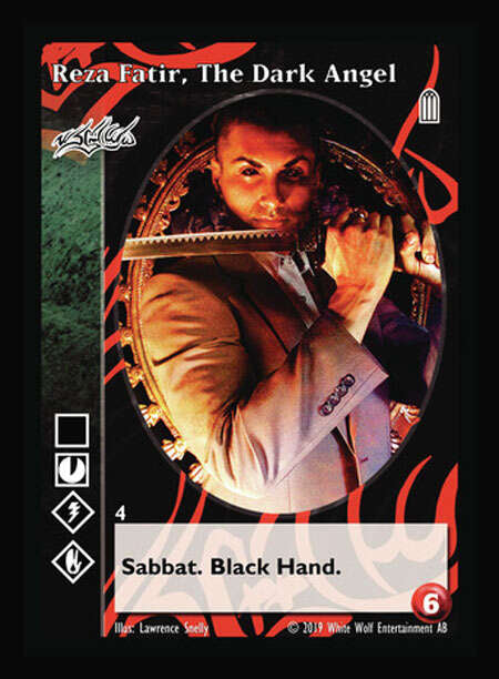 Reza Fatir, The Dark Angel [Legacy I set] - VTES CCG