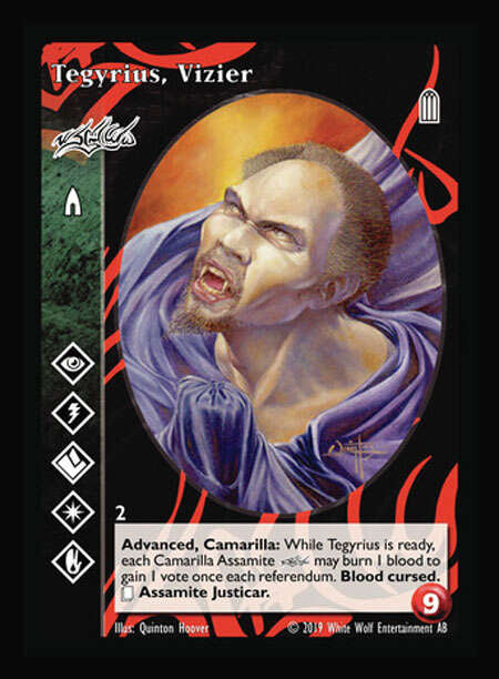 Tegyrius, Vizier [Legacy I set] - VTES CCG