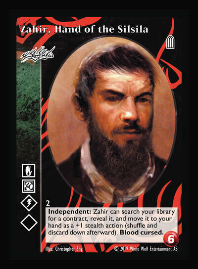 Zahir, Hand of the Silsila [Legacy I set] - VTES CCG