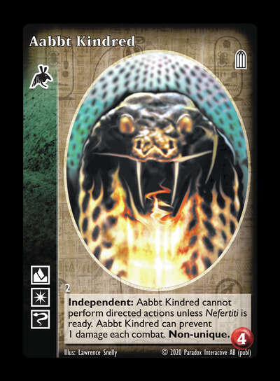 Aabbt Kindred [Legacy II set] - VTES CCG