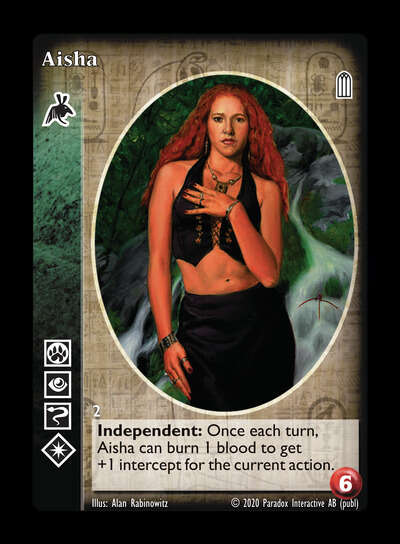 Aisha [Legacy II set] - VTES CCG
