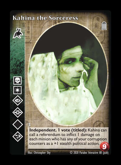 Kahina the Sorceress [Legacy II set] - VTES CCG