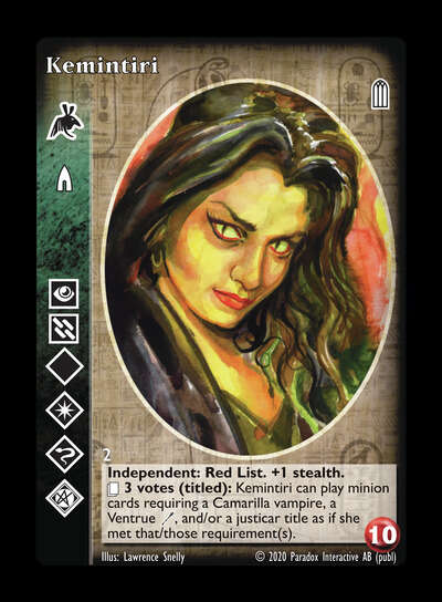 Kemintiri [Legacy II set] - VTES CCG