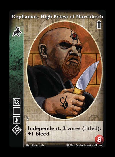 Kephamos, High Priest of Marrakech [Legacy II set] - VTES CCG