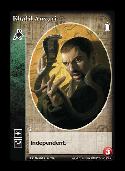 Khalil Anvari [Legacy II set] - VTES CCG