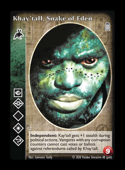 Khay'tall, Snake of Eden [Legacy II set] - VTES CCG