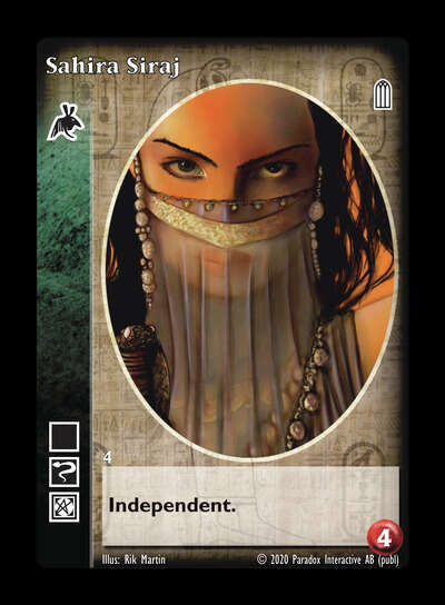 Sahira Siraj [Legacy II set] - VTES CCG
