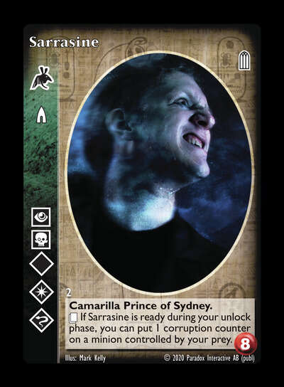 Sarrasine [Legacy II set] - VTES CCG