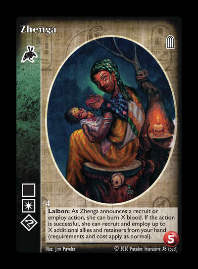 Zhenga [Legacy II set] - VTES CCG