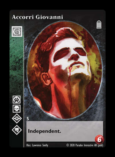 Accorri Giovanni [Legacy II set] - VTES CCG