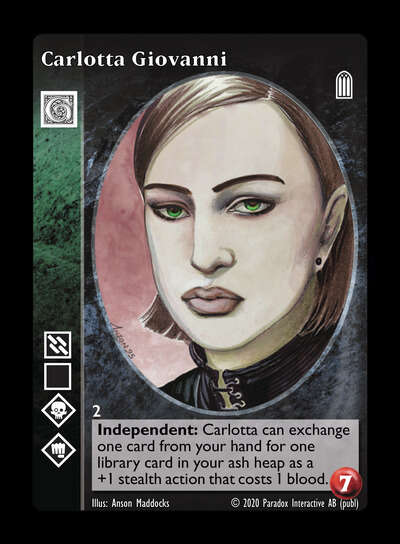 Carlotta Giovanni [Legacy II set] - VTES CCG