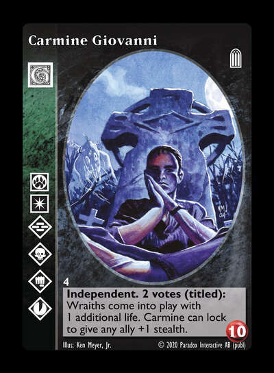 Carmine Giovanni [Legacy II set] - VTES CCG