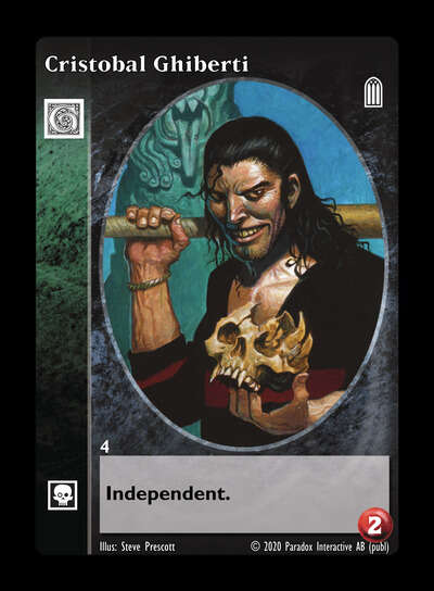 Cristobal Ghiberti [Legacy II set] - VTES CCG