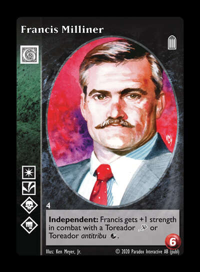 Francis Milliner [Legacy II set] - VTES CCG