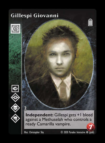 Gillespi Giovanni [Legacy II set] - VTES CCG