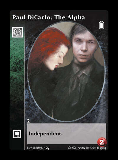 Paul DiCarlo, The Alpha [Legacy II set] - VTES CCG