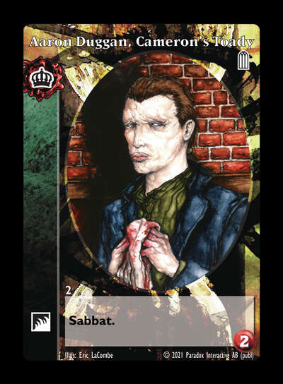 Aaron Duggan, Cameron's Toady [Legacy II set] - VTES CCG