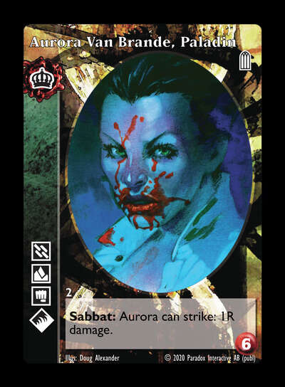 Aurora Van Brande, Paladin [Legacy II set] - VTES CCG