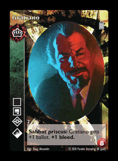 Gratiano [Legacy II set] - VTES CCG