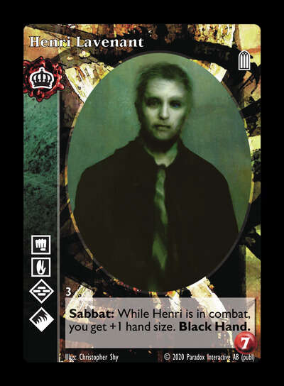 Henri Lavenant [Legacy II set] - VTES CCG