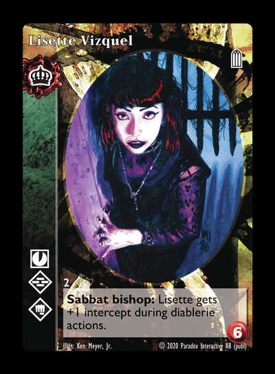 Lisette Vizquel [Legacy II set] - VTES CCG