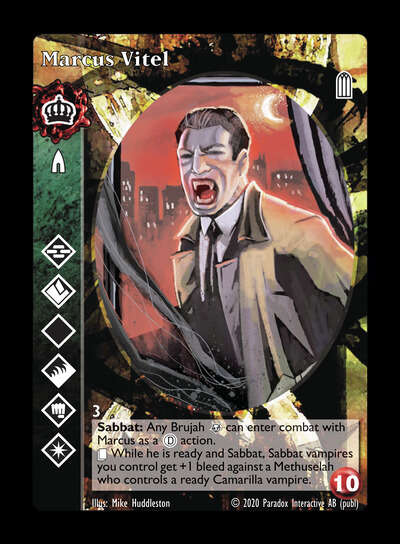 Marcus Vitel [Legacy II set] - VTES CCG