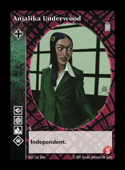 Anjalika Underwood [Legacy III set] - VTES CCG