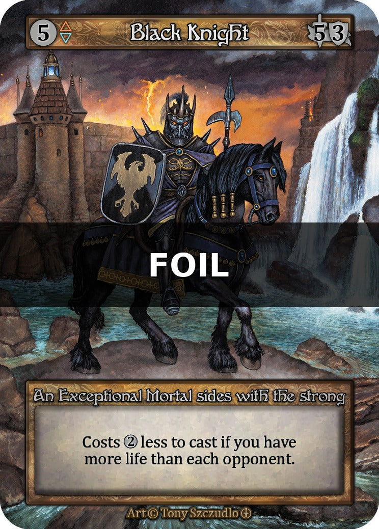 Black Knight - Arthurian Legends - Sorcery: Contested Realm TCG - Arthurian Legends - Anglais (EN) - OCCASION