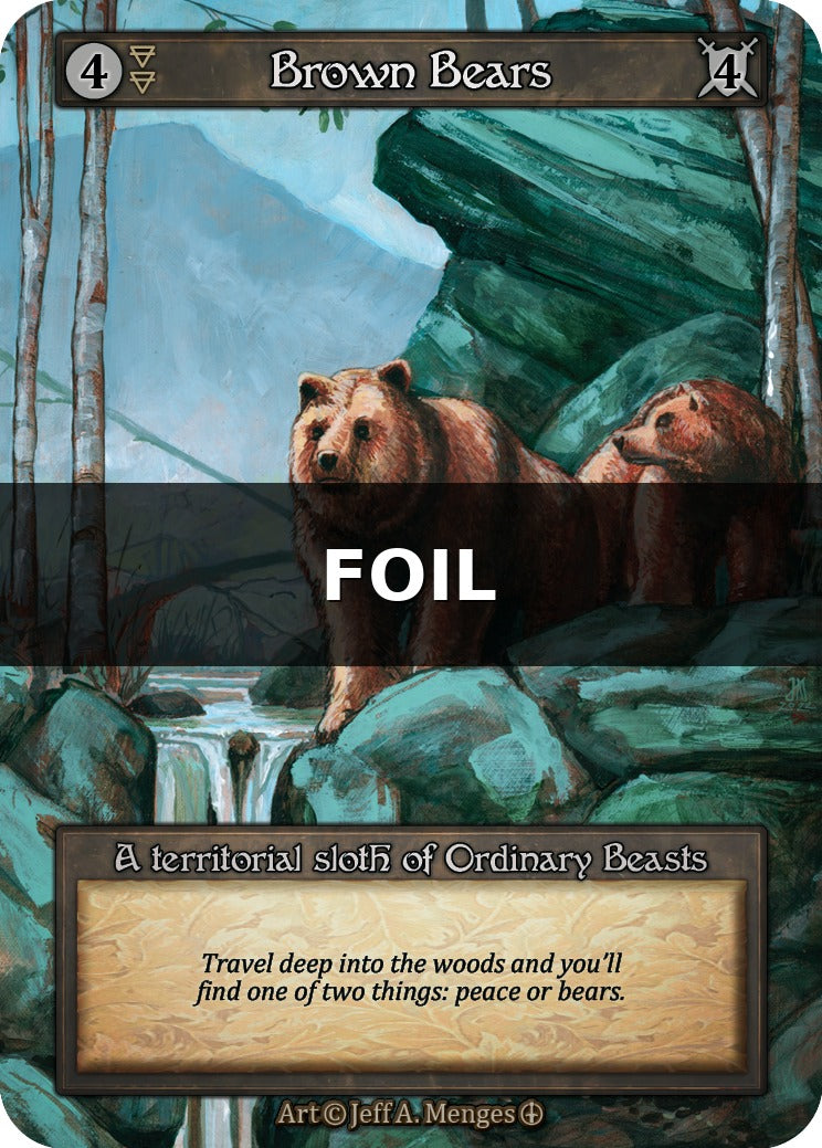 Brown Bears - Arthurian Legends - Sorcery: Contested Realm TCG - Arthurian Legends - Anglais (EN) - OCCASION