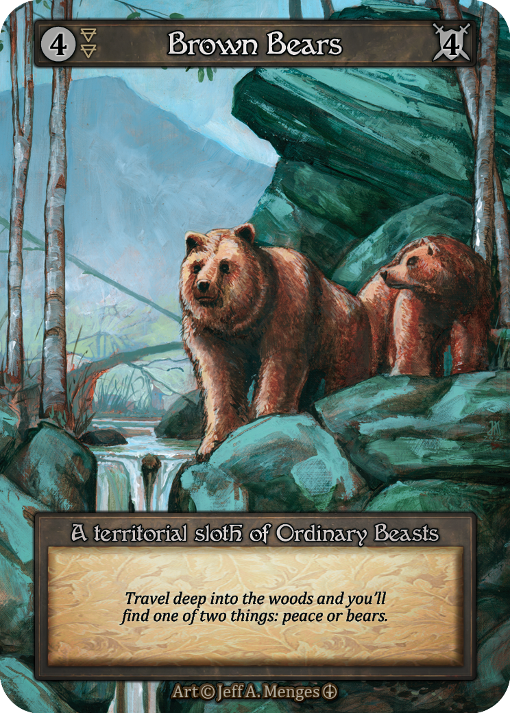 Brown Bears - Arthurian Legends - Sorcery: Contested Realm TCG - Arthurian Legends - Anglais (EN) - OCCASION