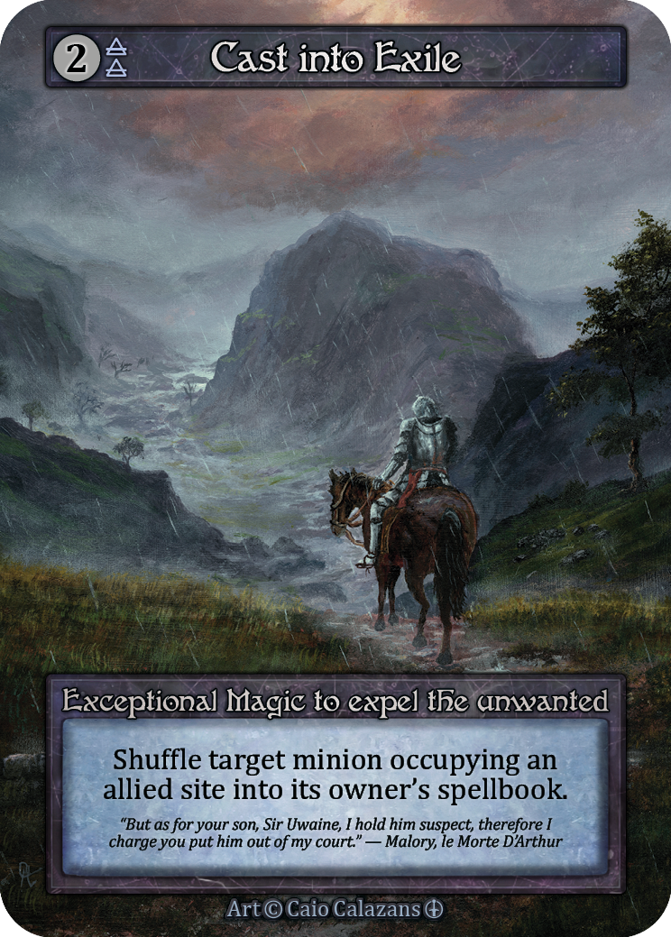Cast into Exile - Arthurian Legends - Sorcery: Contested Realm TCG - Arthurian Legends - Anglais (EN) - OCCASION