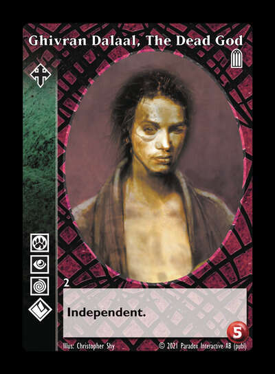 Ghivran Dalaal, The Dead God [Legacy III set] - VTES CCG