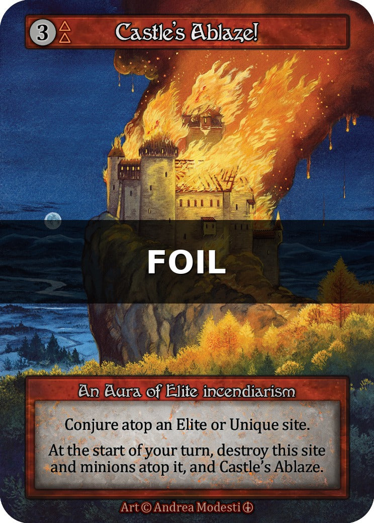 Castle's Ablaze! - Arthurian Legends - Sorcery: Contested Realm TCG - Arthurian Legends - Anglais (EN) - OCCASION