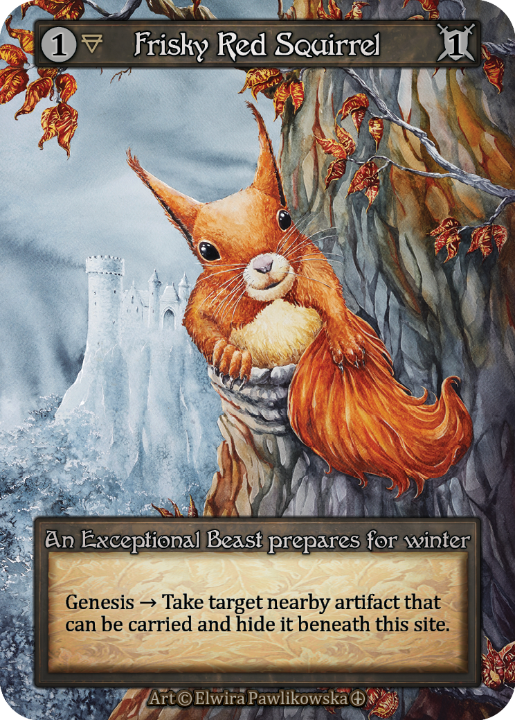 Frisky Red Squirrel - Arthurian Legends - Sorcery: Contested Realm TCG - Arthurian Legends - Anglais (EN) - OCCASION