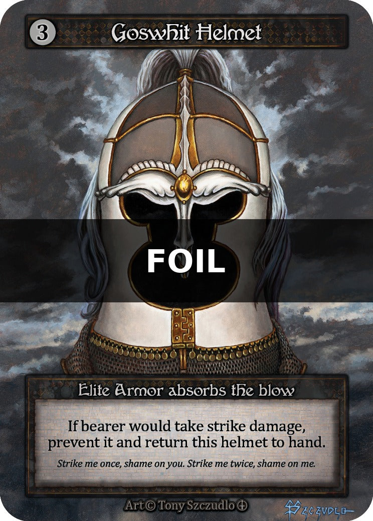 Goswhit Helmet - Arthurian Legends - Sorcery: Contested Realm TCG - Arthurian Legends - Anglais (EN) - OCCASION