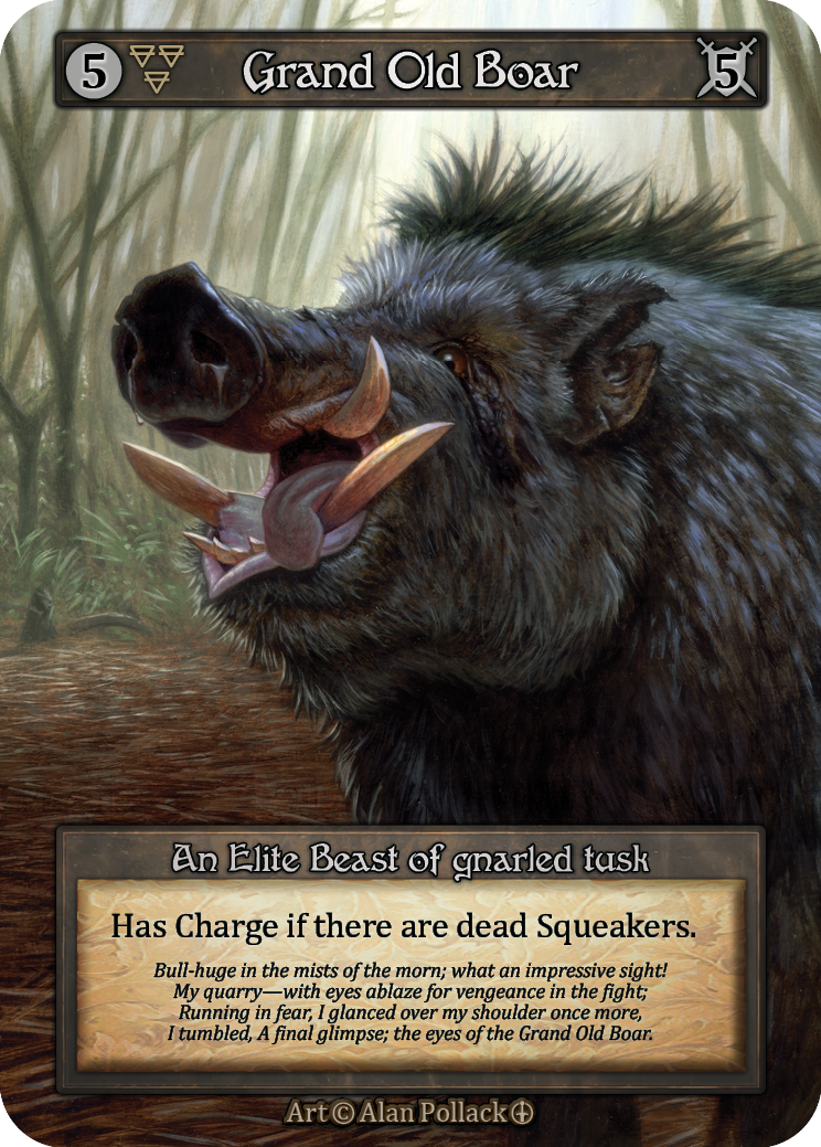 Grand Old Boar - Arthurian Legends - Sorcery: Contested Realm TCG - Arthurian Legends - Anglais (EN) - OCCASION