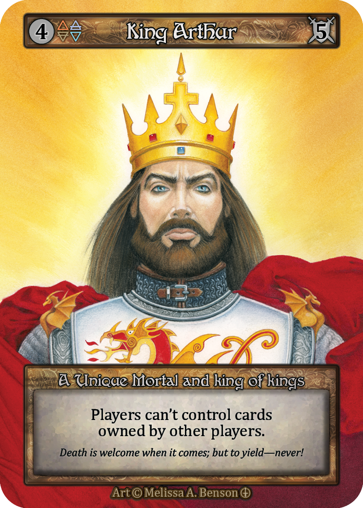 King Arthur - Arthurian Legends - Sorcery: Contested Realm TCG - Arthurian Legends - Anglais (EN) - OCCASION