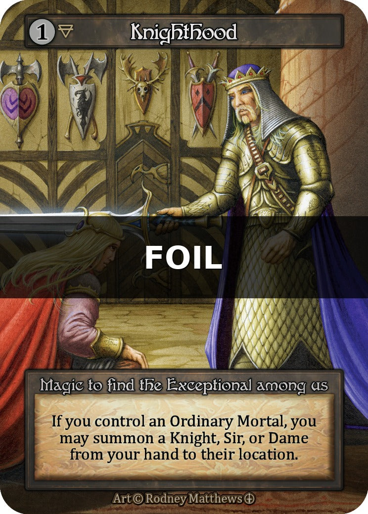 Knighthood - Arthurian Legends - Sorcery: Contested Realm TCG - Arthurian Legends - Anglais (EN) - OCCASION