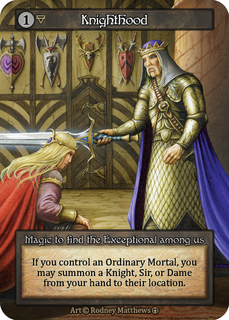 Knighthood - Arthurian Legends - Sorcery: Contested Realm TCG - Arthurian Legends - Anglais (EN) - OCCASION