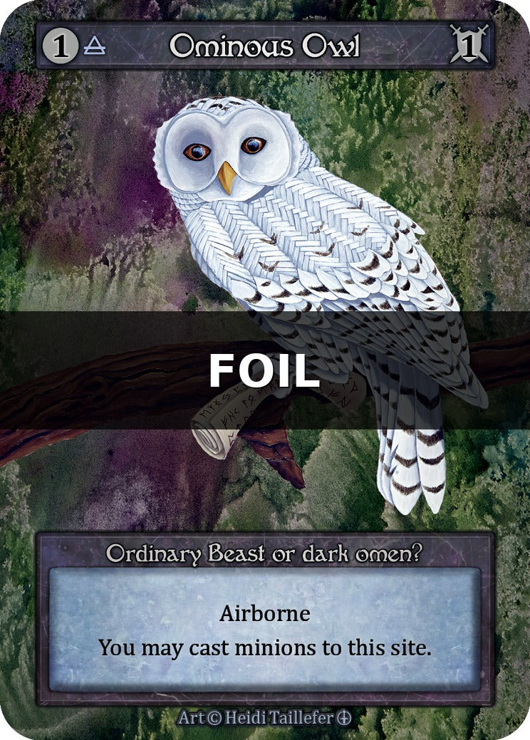 Ominous Owl - Arthurian Legends - Sorcery: Contested Realm TCG - Arthurian Legends - Anglais (EN) - OCCASION