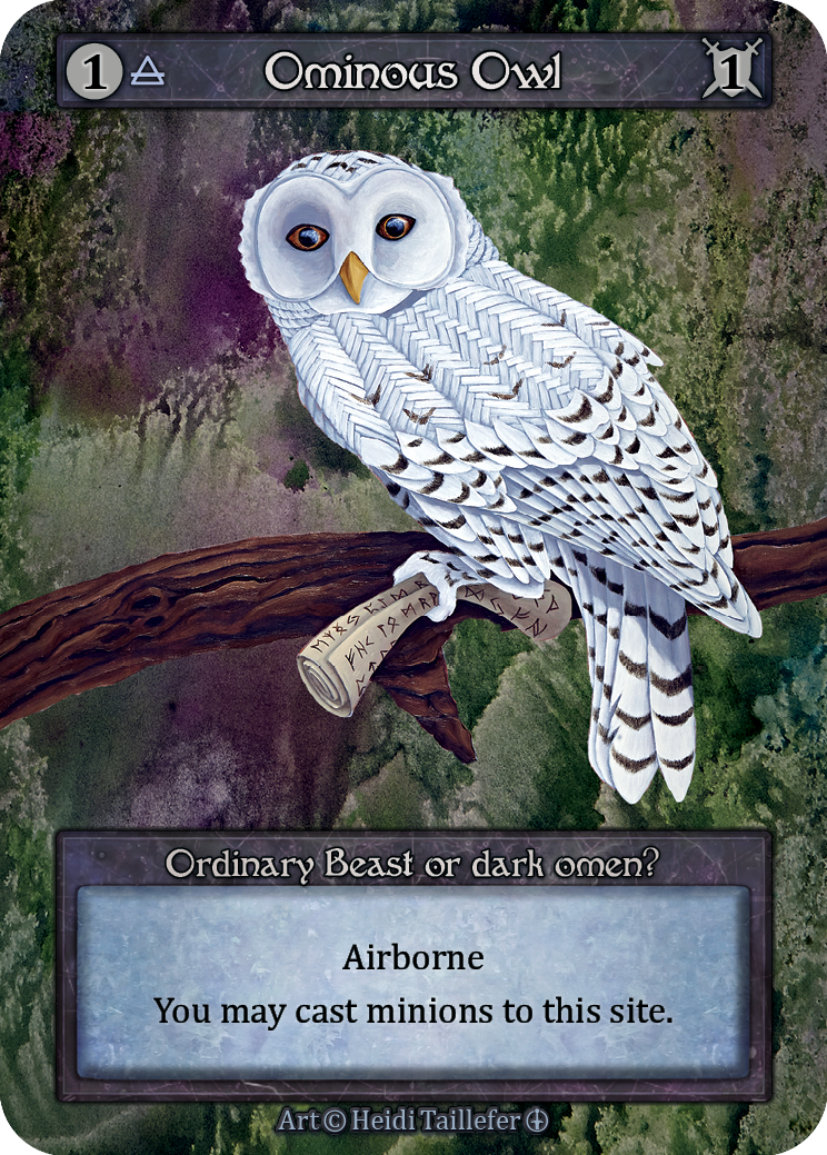 Ominous Owl - Arthurian Legends - Sorcery: Contested Realm TCG - Arthurian Legends - Anglais (EN) - OCCASION
